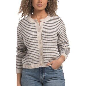 SPLENDID Amber Stripe Cropped Cardigan
